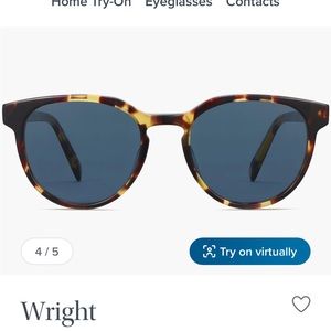 Warby Parker Wright Sunglasses in Walnut Tortoise
